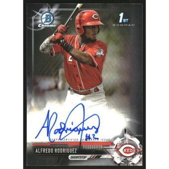 2017 Bowman Chrome Prospect Autographs #CPAAR Alfredo Rodriguez