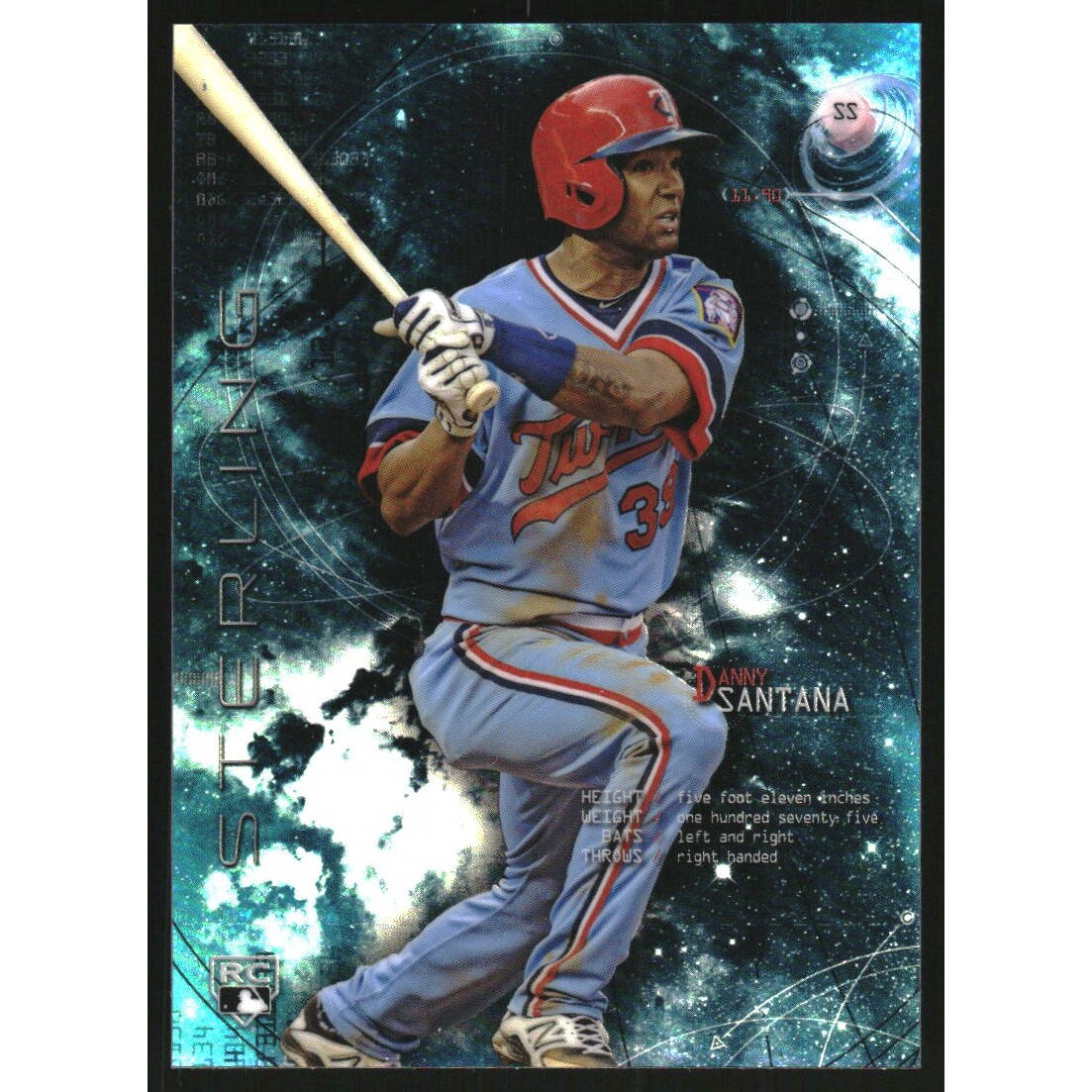 2014 Bowman Sterling Blue Refractors #31 Danny Santana