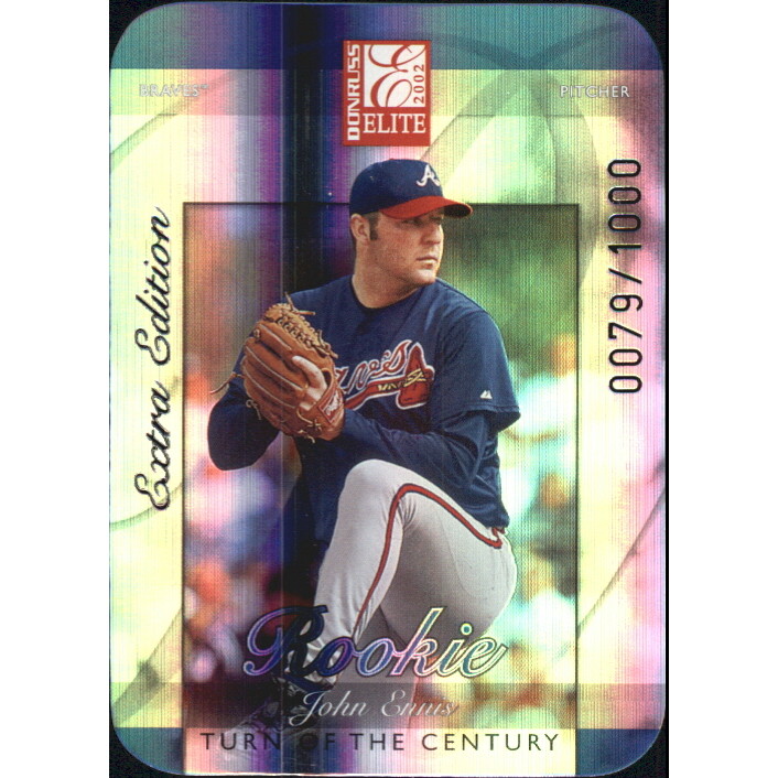 2002 Donruss Elite Turn of the Century #231 John Ennis/75*. rookie card picture
