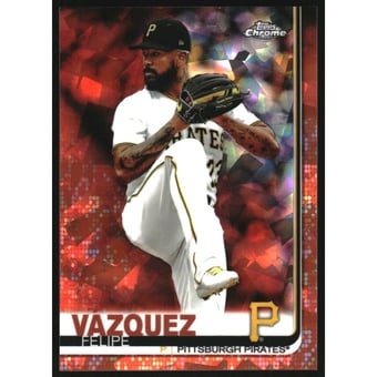 2019 Topps Chrome Sapphire Orange #194 Felipe Vazquez