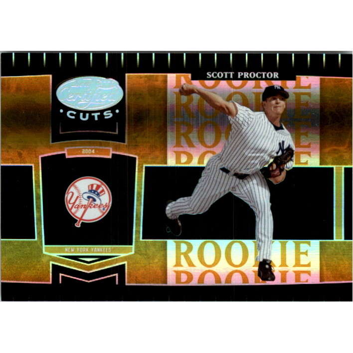 2004 Leaf Certified Cuts Marble Gold #293 Scott Proctor ROO