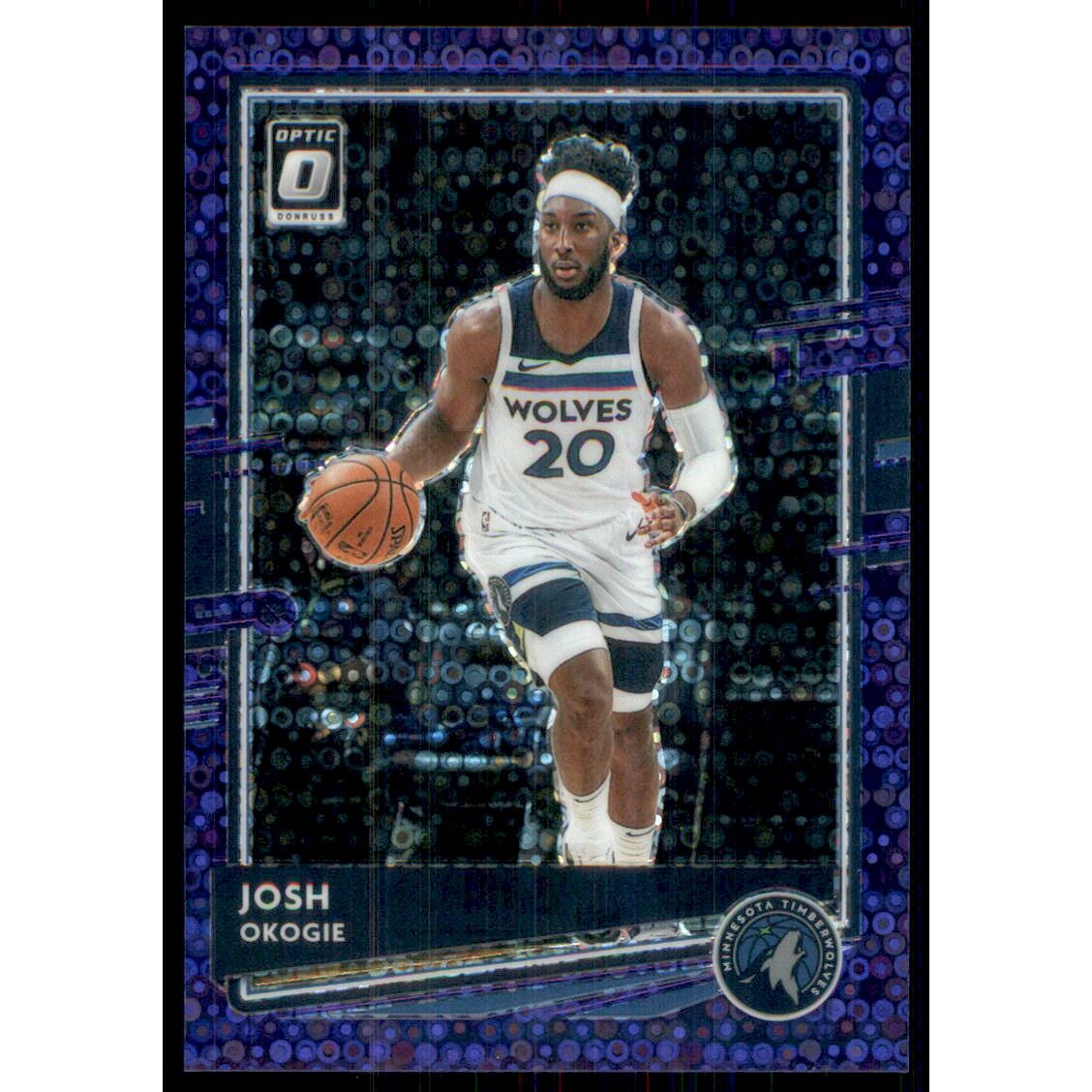 2020-21 Donruss Optic Fast Break Purple #110 Josh Okogie