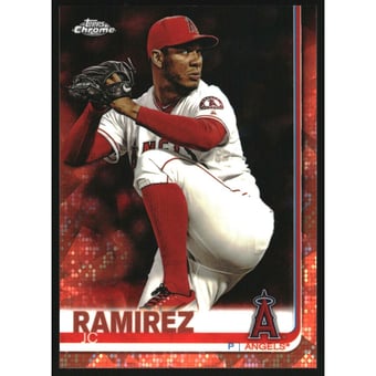 2019 Topps Chrome Sapphire Orange #657 JC Ramirez