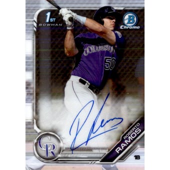 2019 Bowman Chrome Prospect Autographs #CPARR Roberto Ramos
