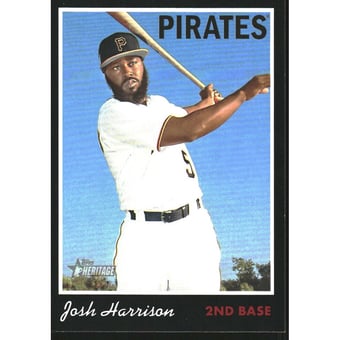2019 Topps Heritage Black Border #8 Josh Harrison