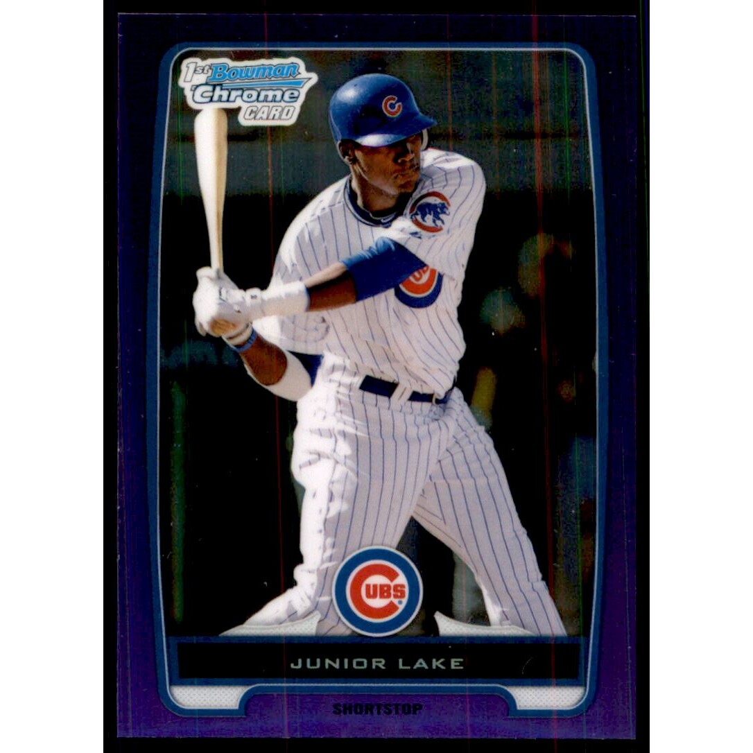 2012 Bowman Chrome Prospects Purple Refractors #BCP213 Junior Lake. rookie card picture