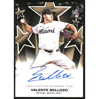 2025 Topps Baseball Stars Autographs Gold #BSAVB Valente Bellozo S2