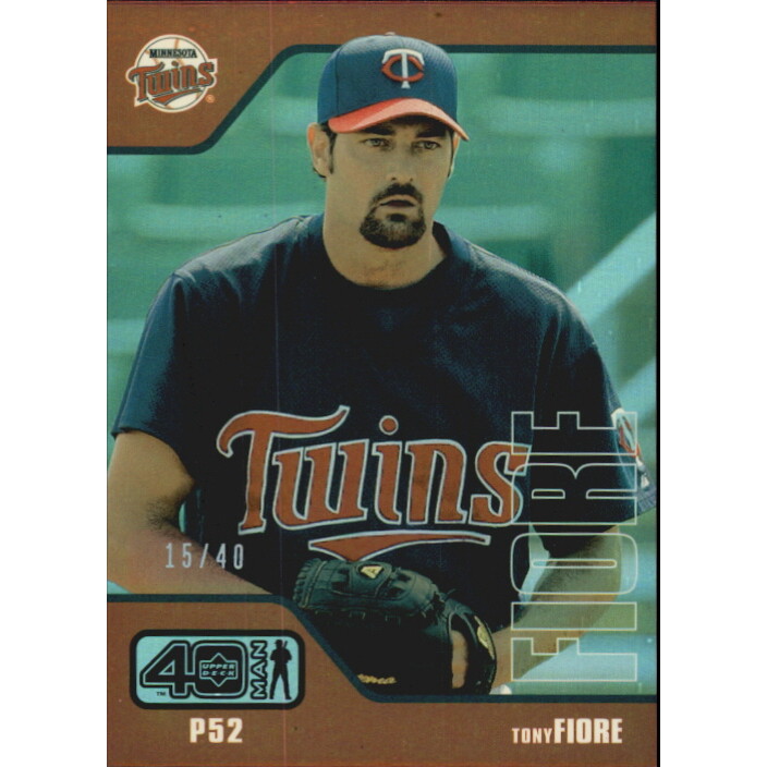 2002 Upper Deck 40-Man Electric Rainbow #389 Tony Fiore