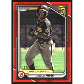 2024 Bowman Prospects Orange #BP109 Dillon Head