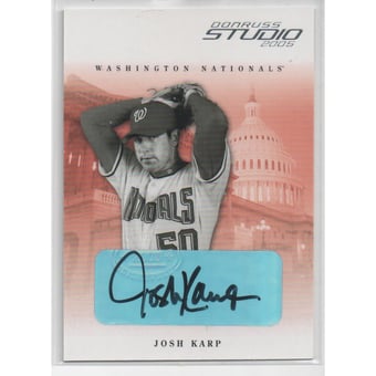 2005 Studio Autographs #297 Josh Karp