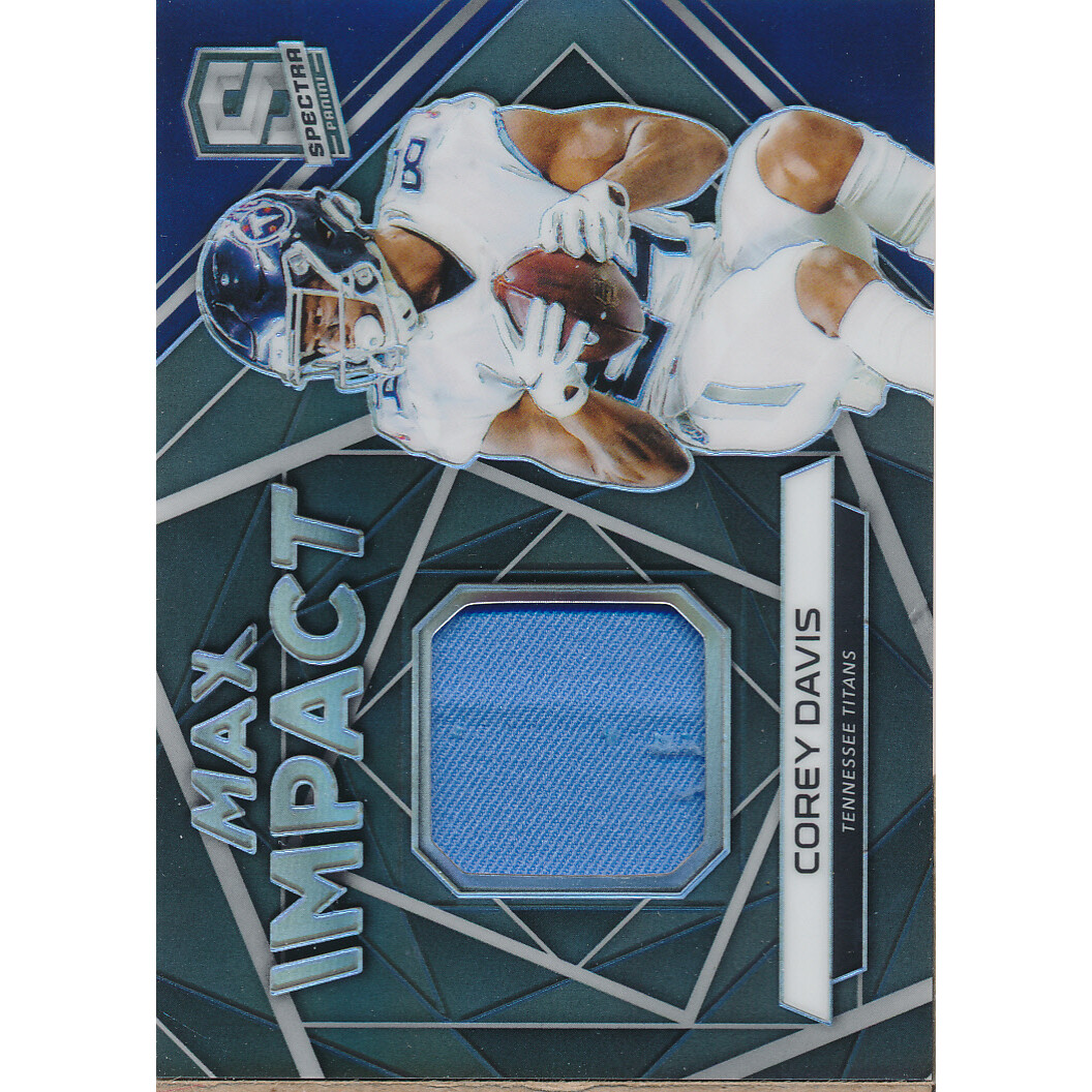 2019 Panini Spectra Max Impact Materials #15 Corey Davis/199