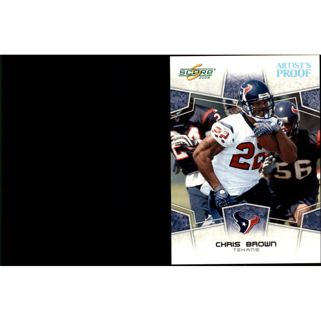 2008 Score Artist's Proof #126 Chris Brown
