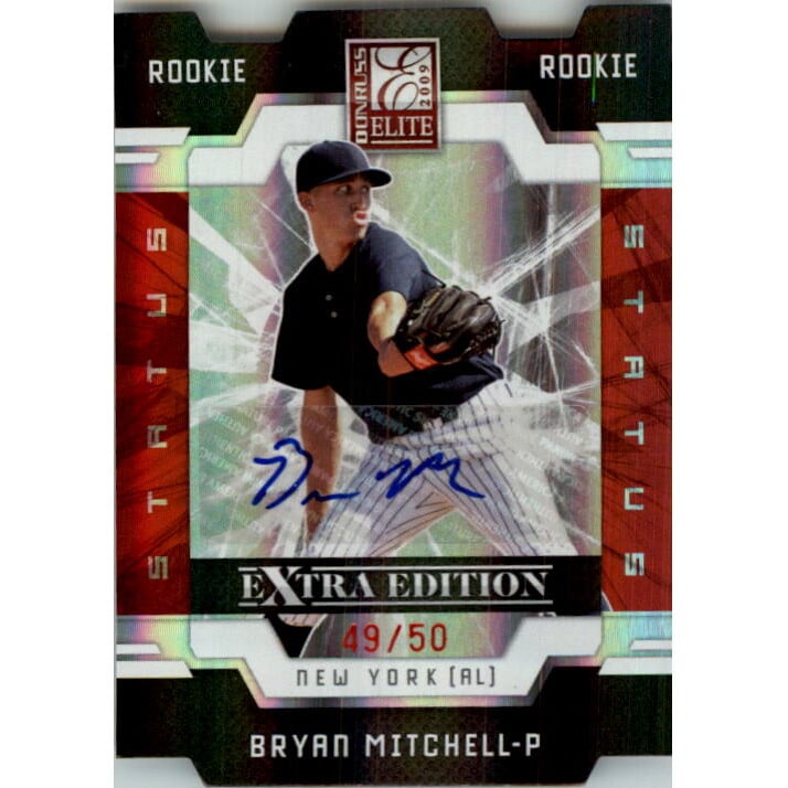 2009 Donruss Elite Extra Edition Signature Status #120 Bryan Mitchell. rookie card picture