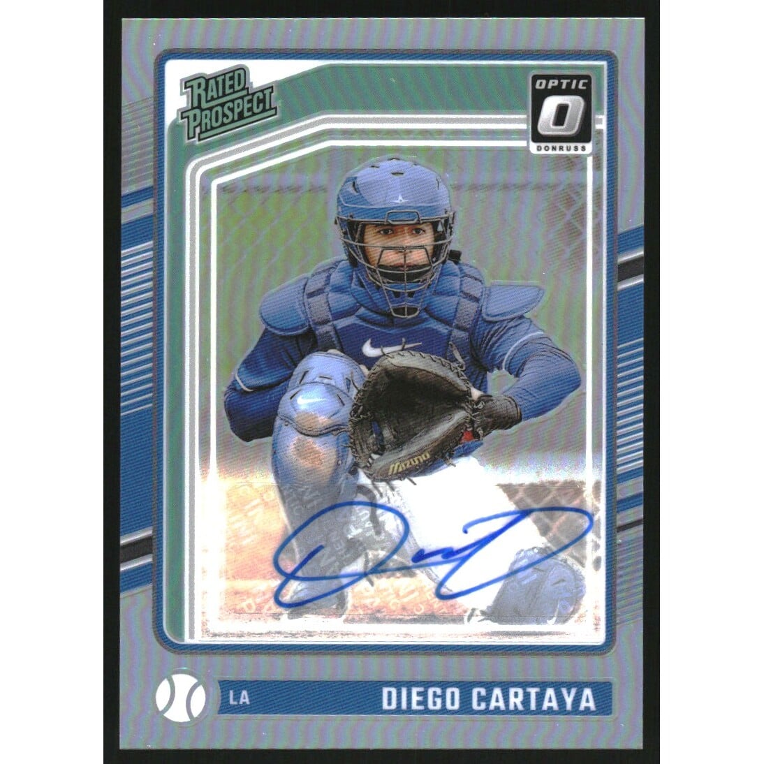 2024 Donruss Optic Rated Prospects Signatures #172 Diego Cartaya. rookie card picture