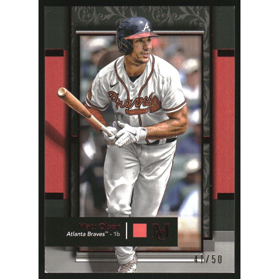 2024 Topps Museum Collection Ruby #83 Matt Olson. rookie card picture