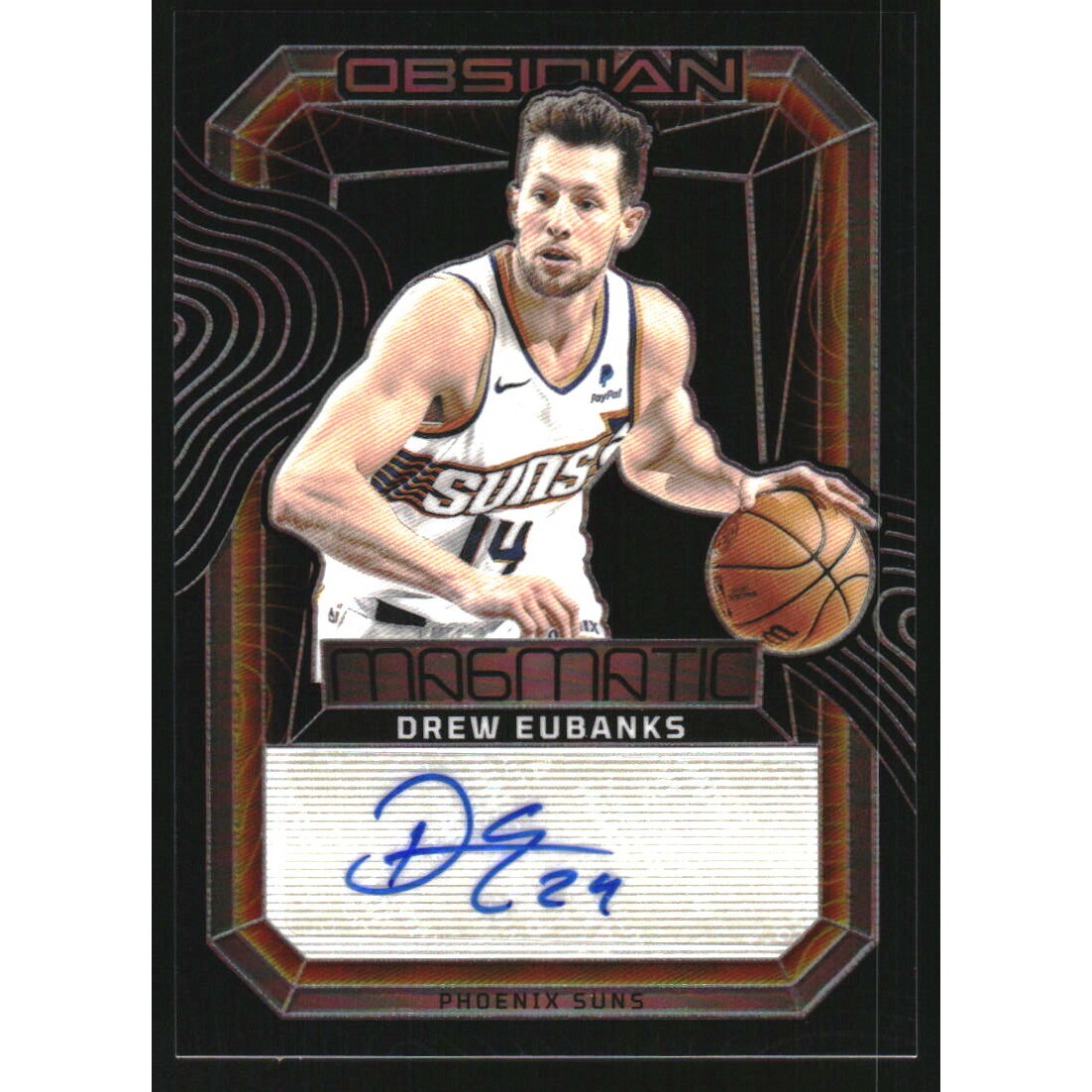 2023-24 Panini Obsidian Magmatic Signatures #47 Drew Eubanks/149