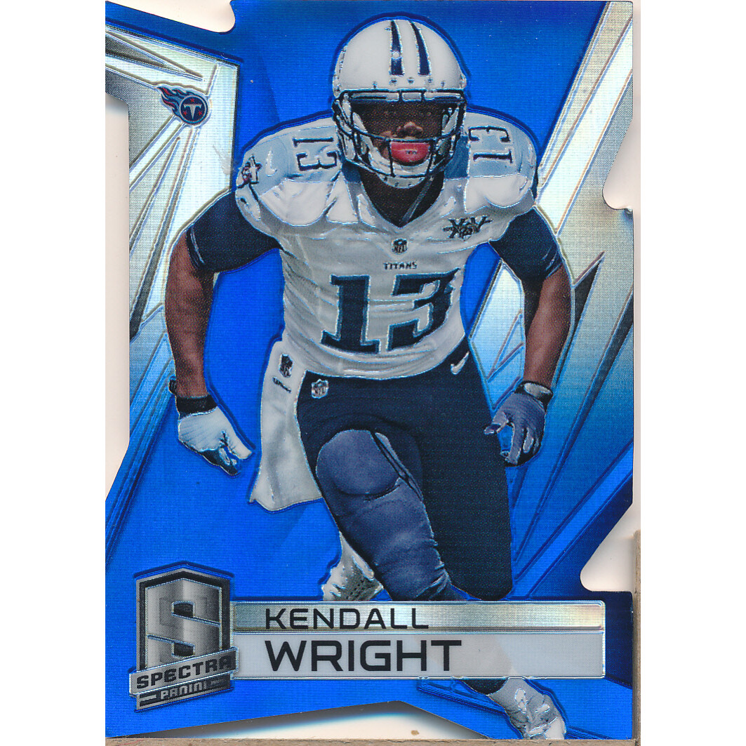 2014 Panini Spectra Prizms Blue Die Cut #135 Kendall Wright