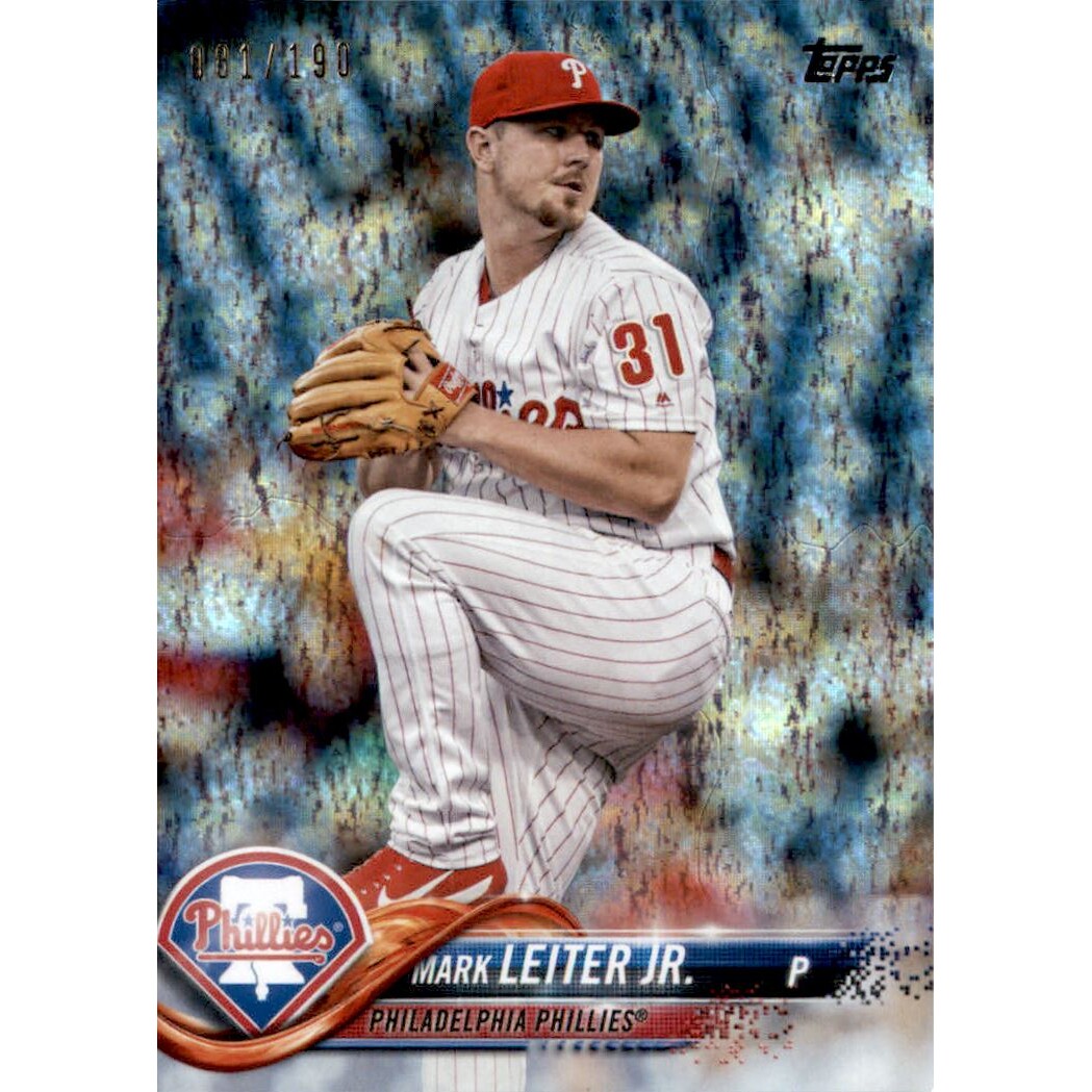 2018 Topps Factory Set Foilboard #573 Mark Leiter Jr.. rookie card picture