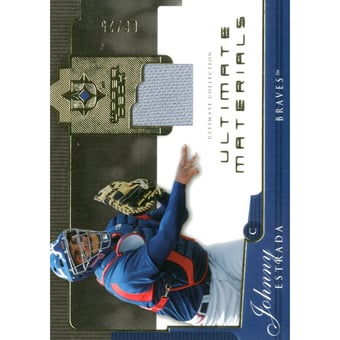 2005 Ultimate Collection Materials #ES Johnny Estrada Jsy
