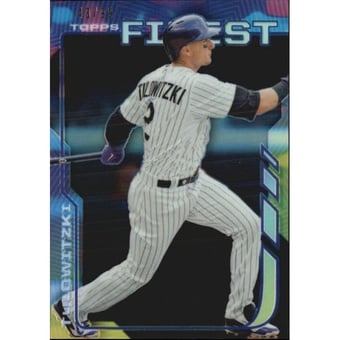 2014 Finest Black Refractors #80 Troy Tulowitzki