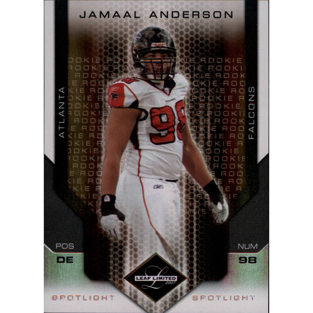 2007 Leaf Limited Bronze Spotlight #252 Jamaal Anderson