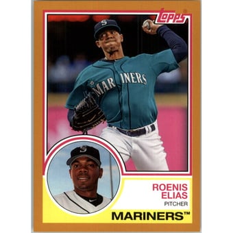 2015 Topps Archives Gold #222 Roenis Elias