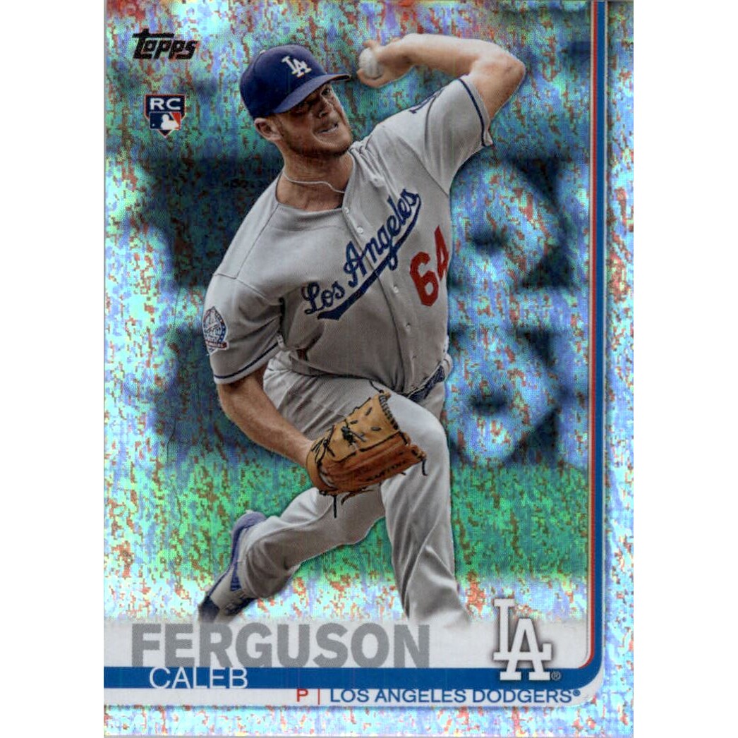 2019 Topps Factory Set Sparkle Foil #452 Caleb Ferguson. rookie card picture