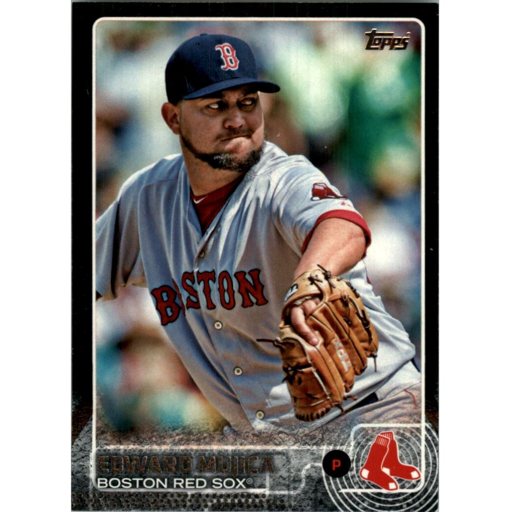 2015 Topps Black #131 Edward Mujica