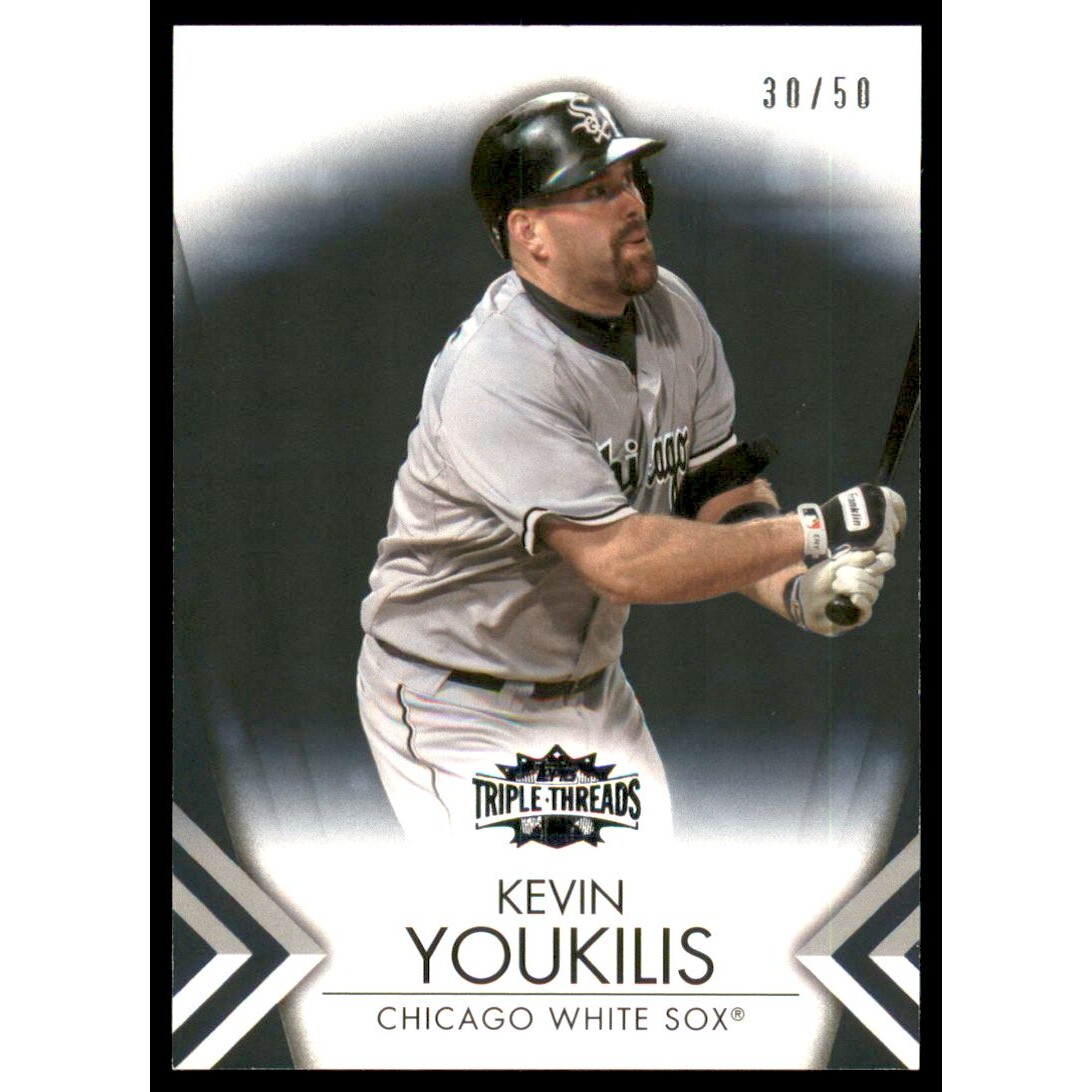 2012 Topps Triple Threads Onyx #62 Kevin Youkilis. rookie card picture