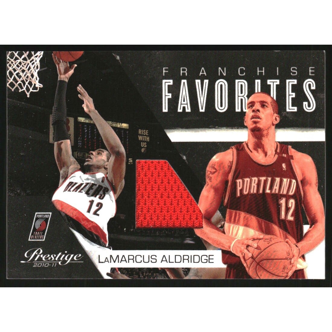 2010-11 Prestige Franchise Favorites Materials #23 LaMarcus Aldridge/249