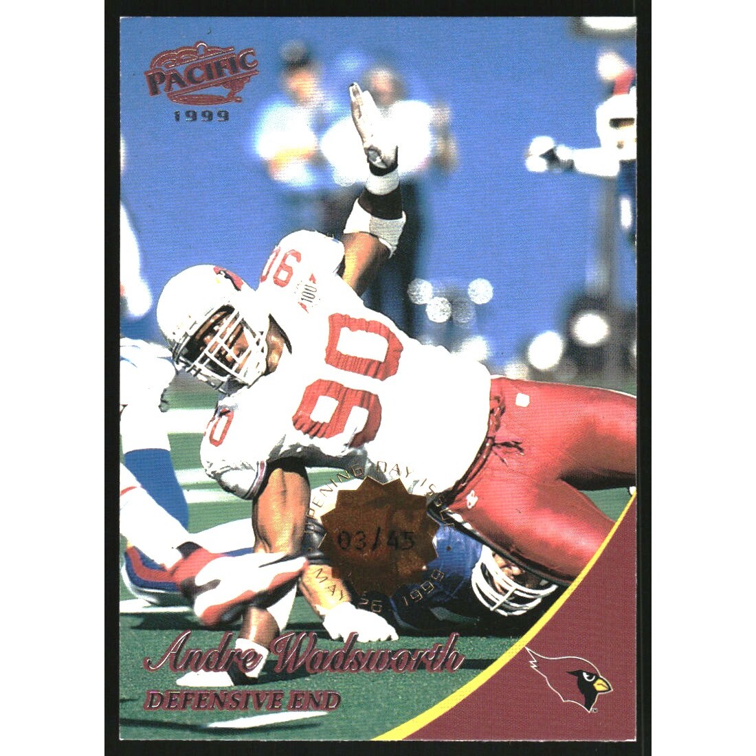 1999 Pacific Opening Day #12 Andre Wadsworth