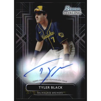 2022 Bowman Sterling Prospect Autographs #PATB Tyler Black