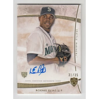 2014 Topps Supreme Autographs Sepia #SARE Roenis Elias