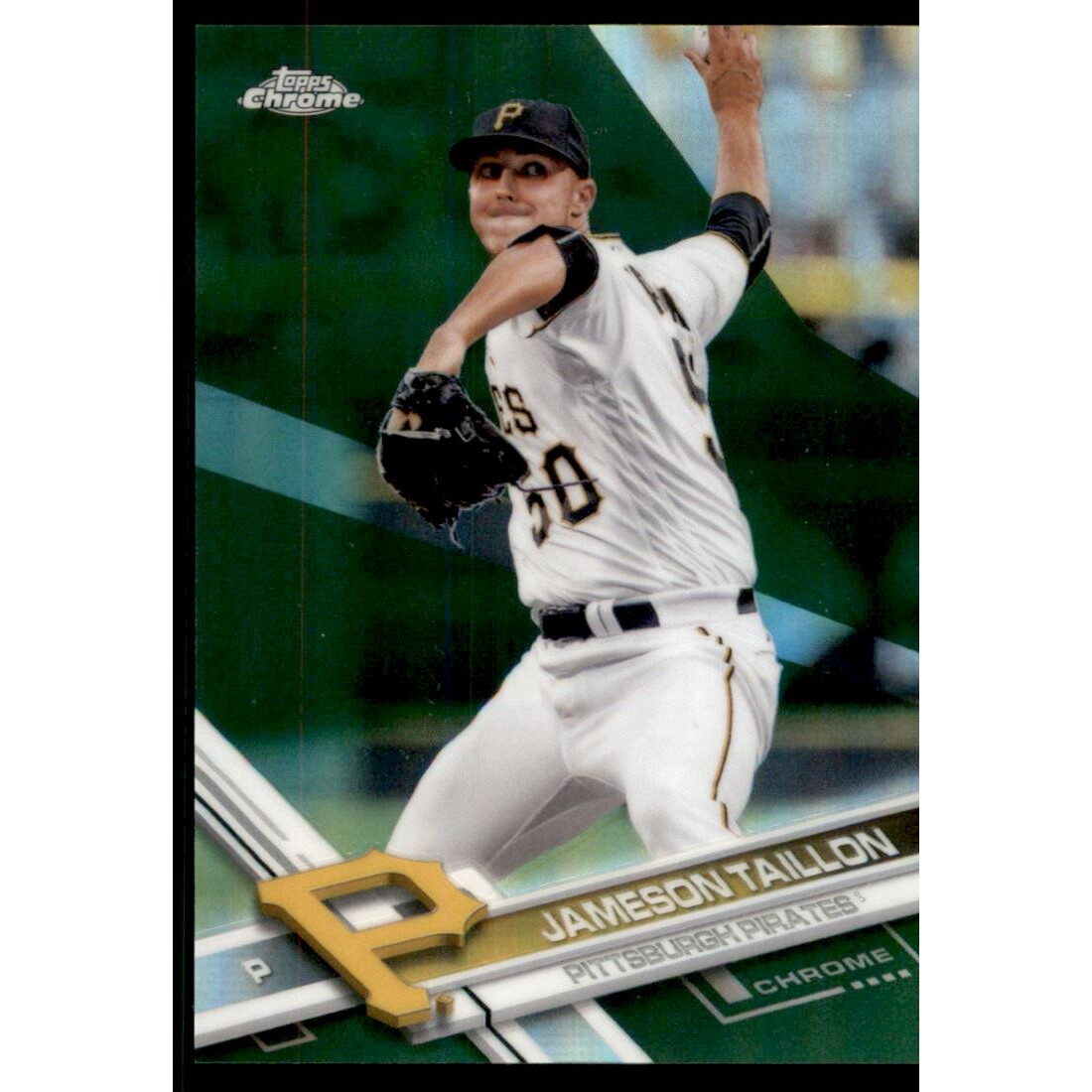 2017 Topps Chrome Green Refractors #95 Jameson Taillon
