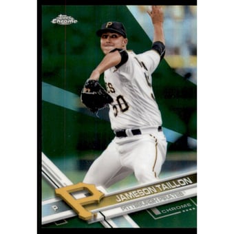 2017 Topps Chrome Green Refractors #95 Jameson Taillon