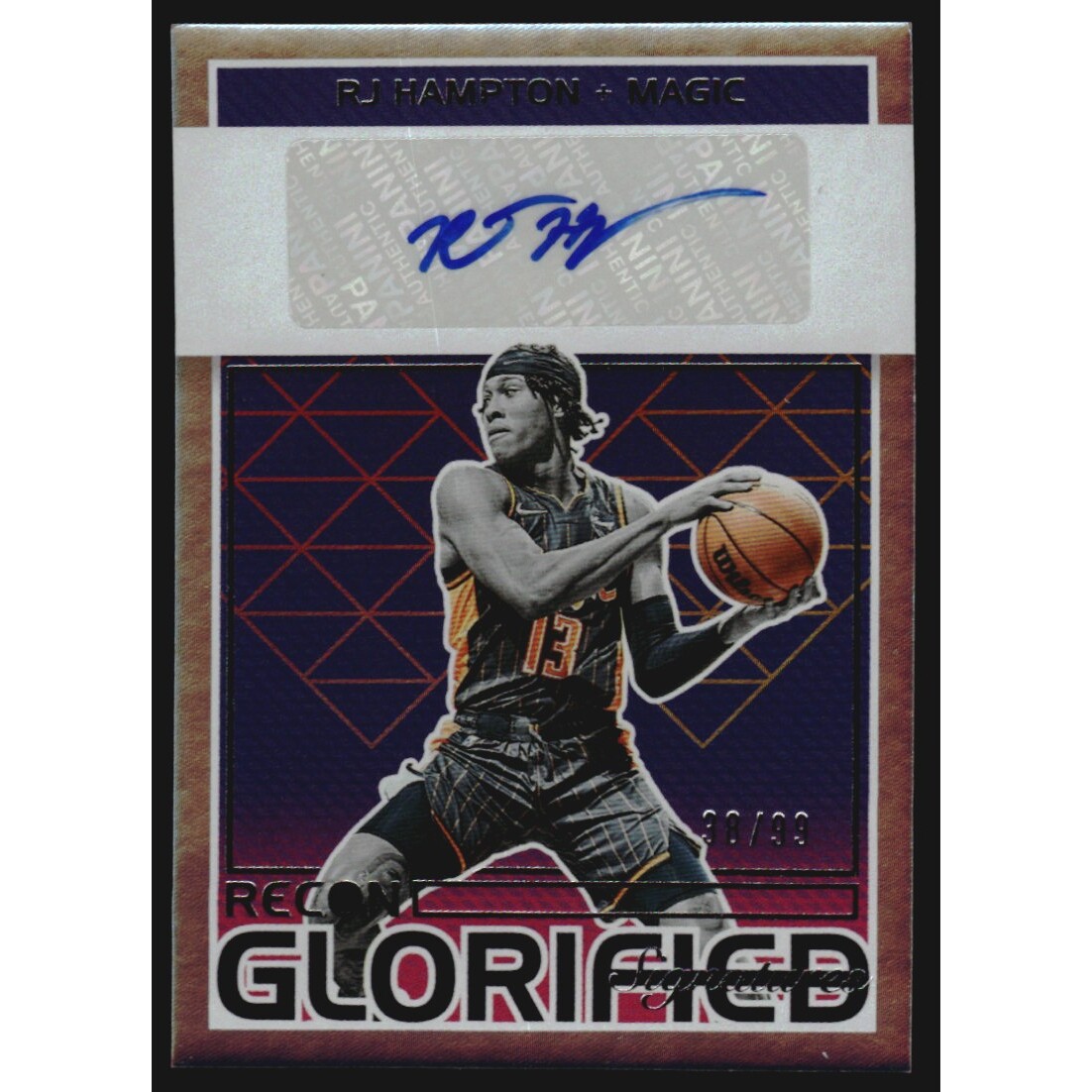 2021-22 Panini Recon Glorified Signatures #18 RJ Hampton/99