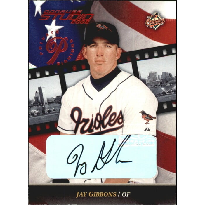 2002 Studio Private Signings #79 Jay Gibbons/250