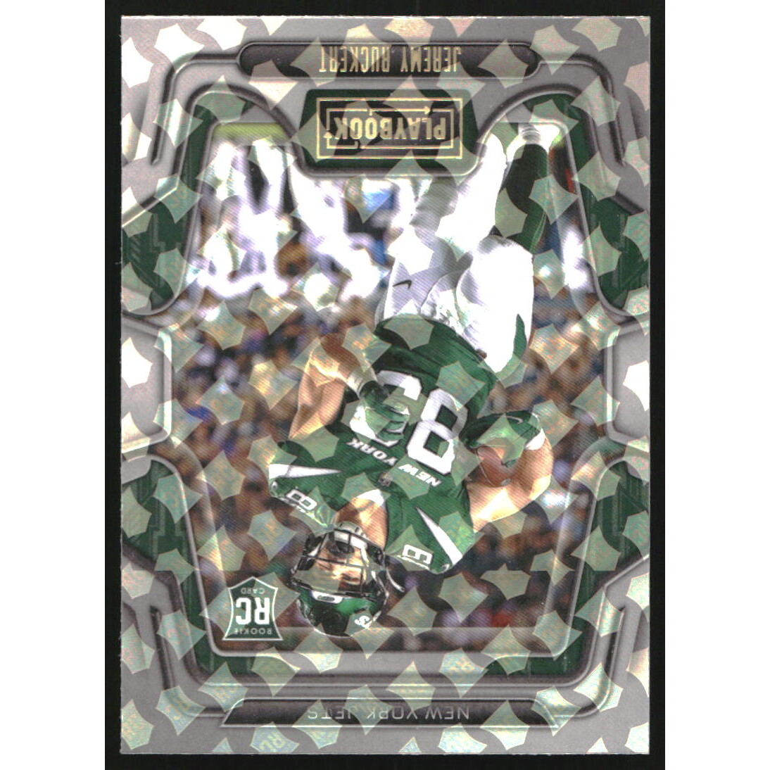 2022 Panini Playbook Holo #154 Jeremy Ruckert. rookie card picture