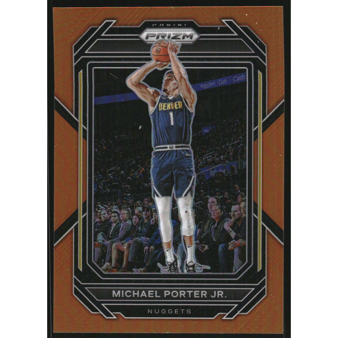 2022-23 Panini Prizm Prizms Orange #28 Michael Porter Jr.