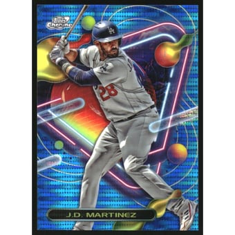 2023 Topps Cosmic Chrome Blue Moon Refractors #48 J.D. Martinez