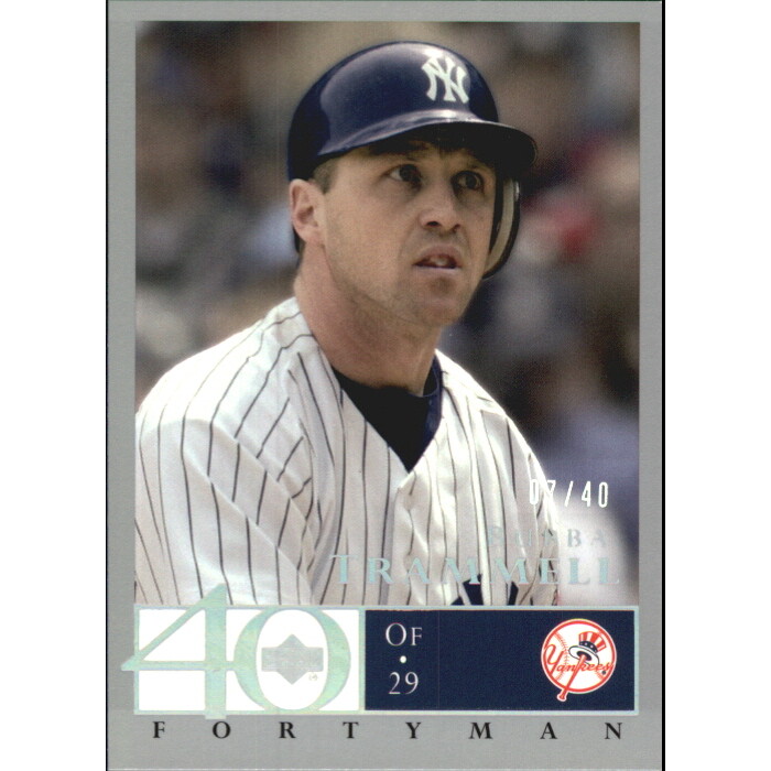 2003 Upper Deck 40-Man Rainbow #346 Bubba Trammell. rookie card picture