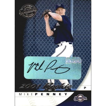 2001 Donruss Class of 2001 Rookie Autographs #143 Mike Penney/250*
