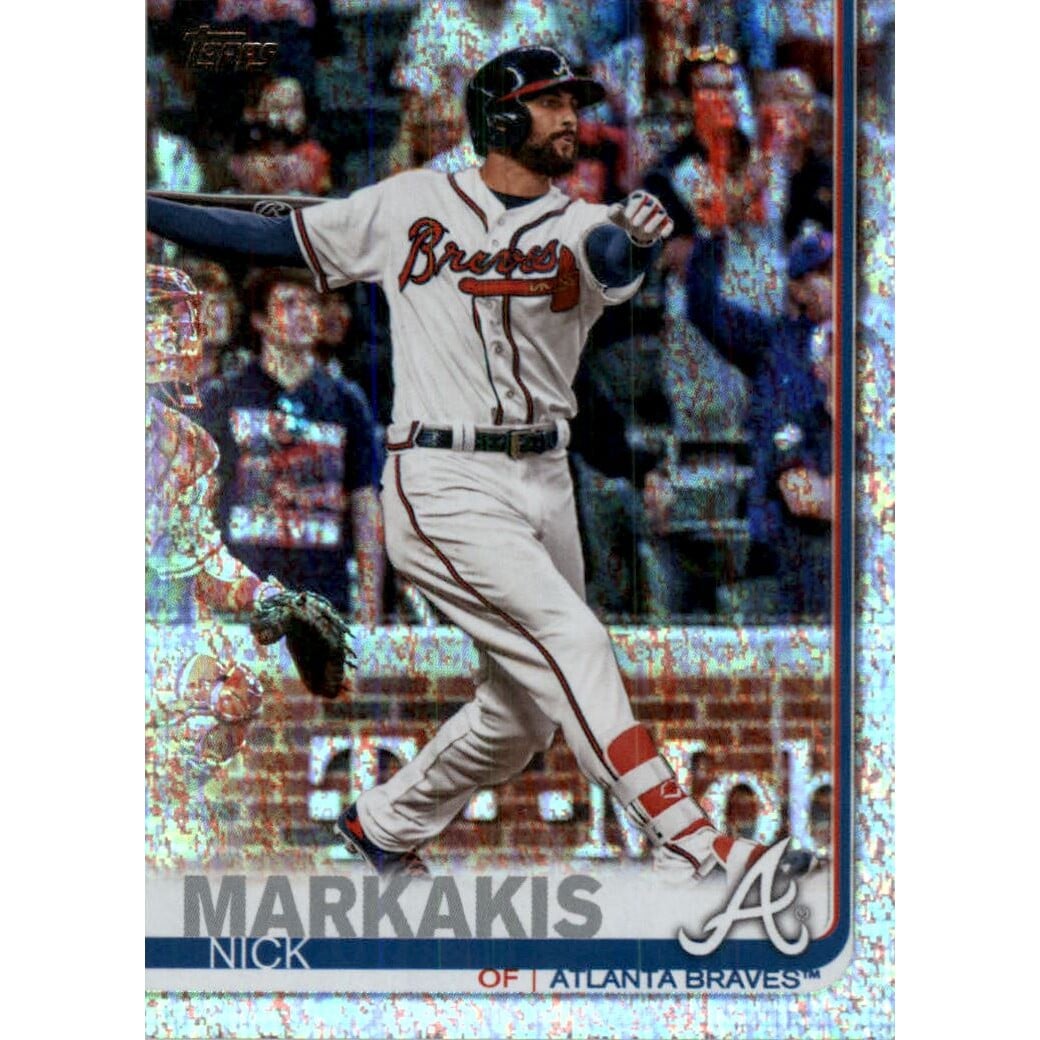 2019 Topps Factory Set Sparkle Foil #350 Nick Markakis. rookie card picture