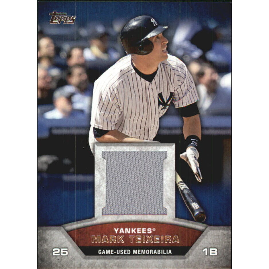 2013 Topps Mini Relics #MT Mark Teixeira. rookie card picture