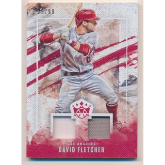 2019 Diamond Kings DK Materials Holo Silver #14 David Fletcher/99