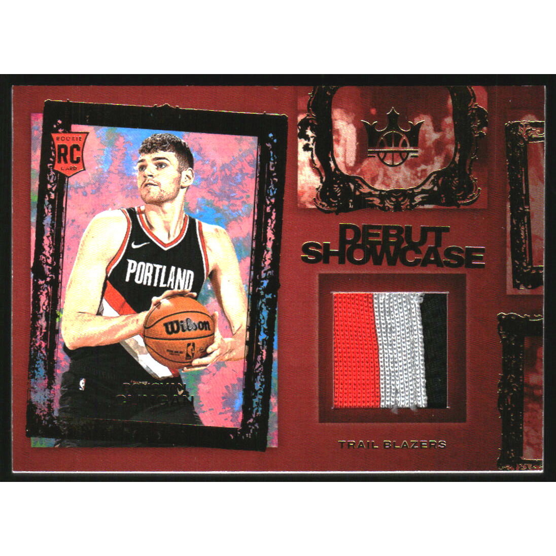 2024-25 Court Kings Debut Showcase Memorabilia #29 Donovan Clingan