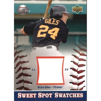 2002 Sweet Spot Swatches #SBG Brian Giles