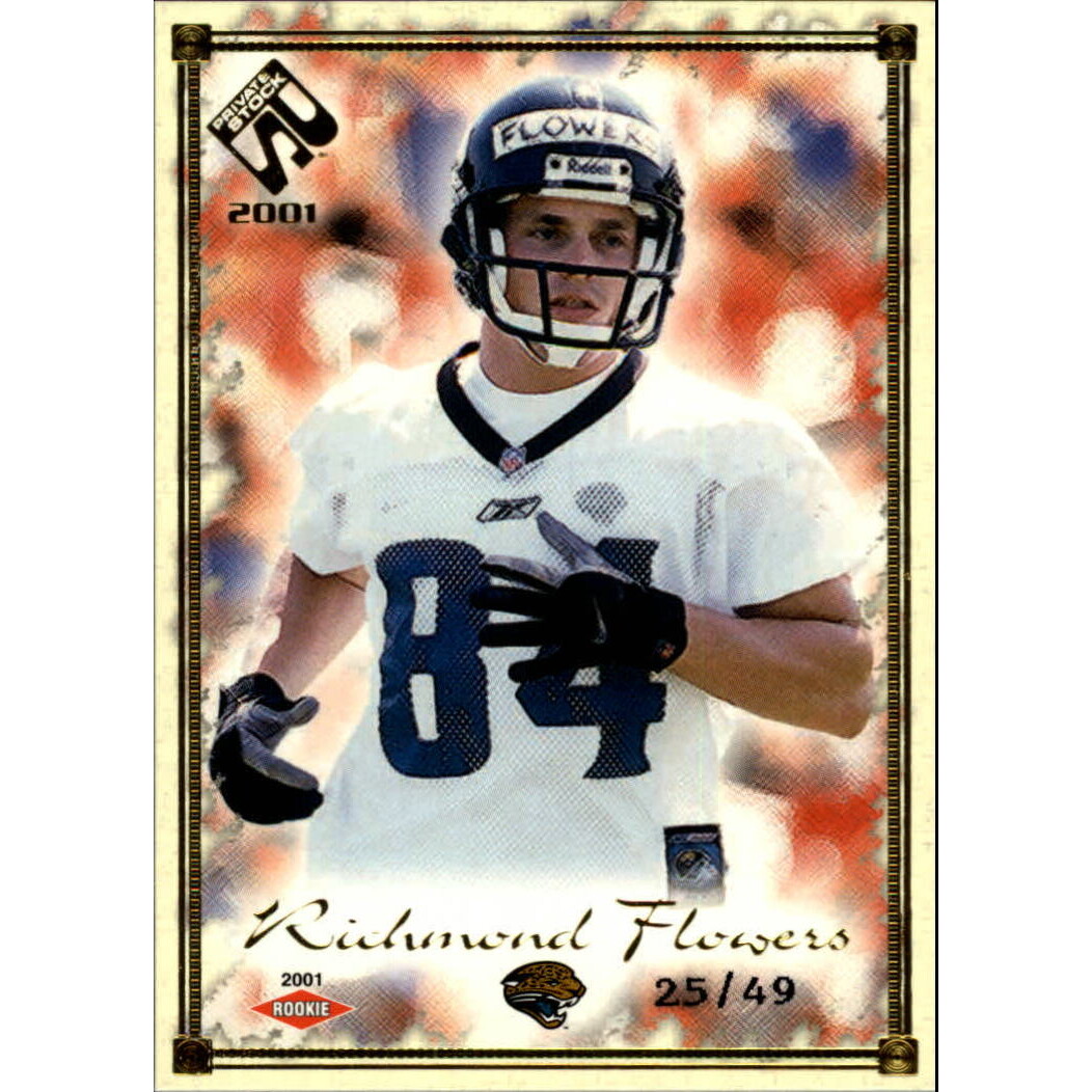 2001 Private Stock Gold Framed #131 Richmond Flowers