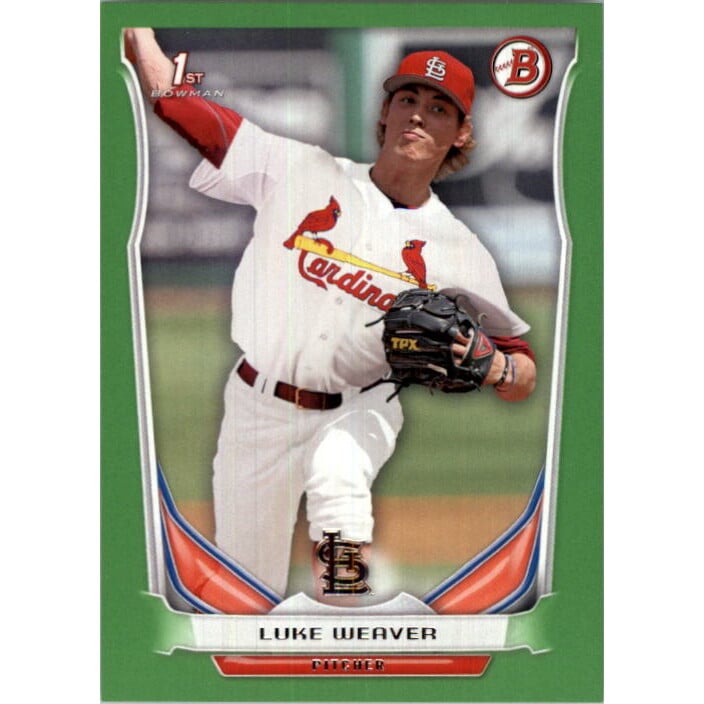 2014 Bowman Draft Green #DP23 Luke Weaver