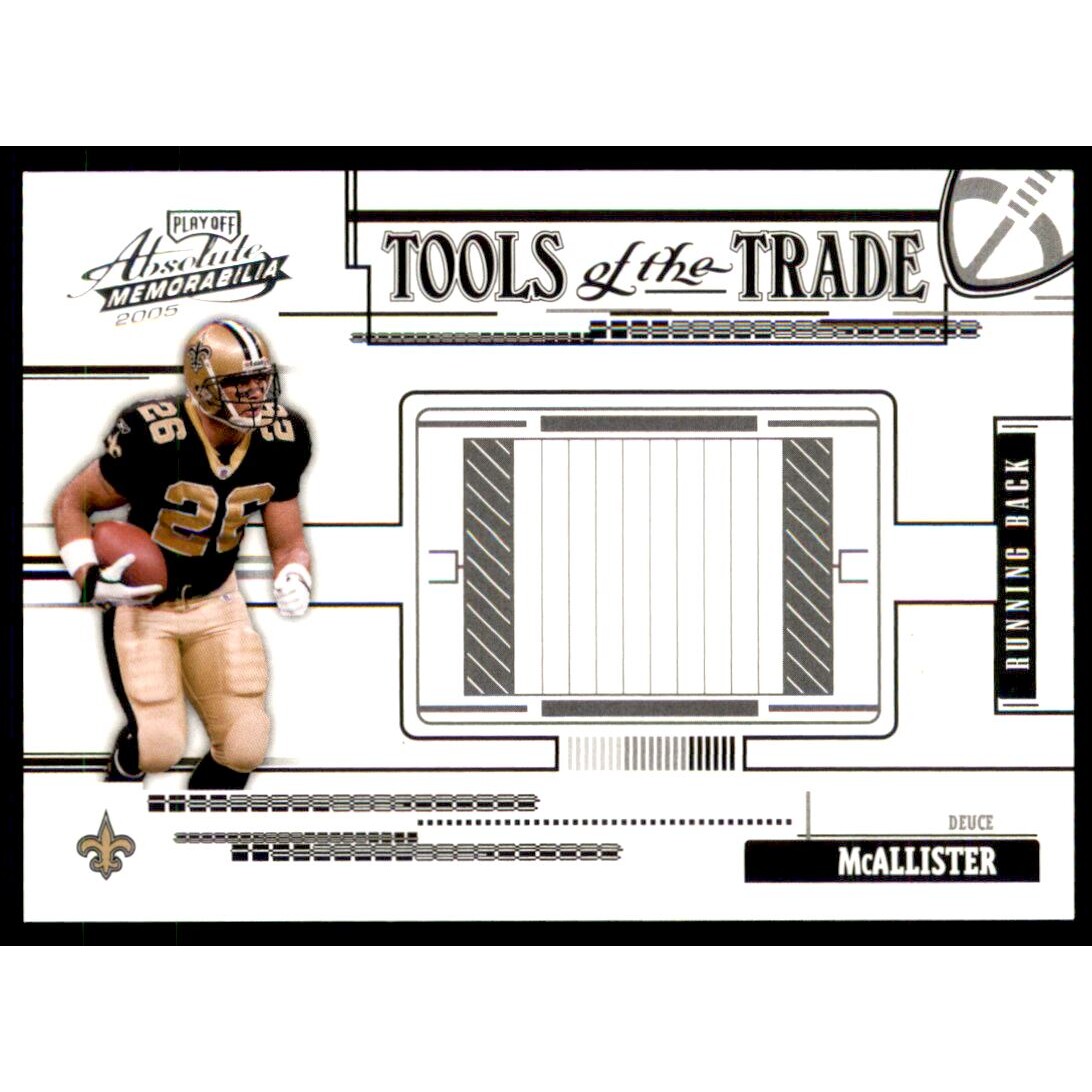 2005 Absolute Memorabilia Tools of the Trade Black #25 Deuce McAllister